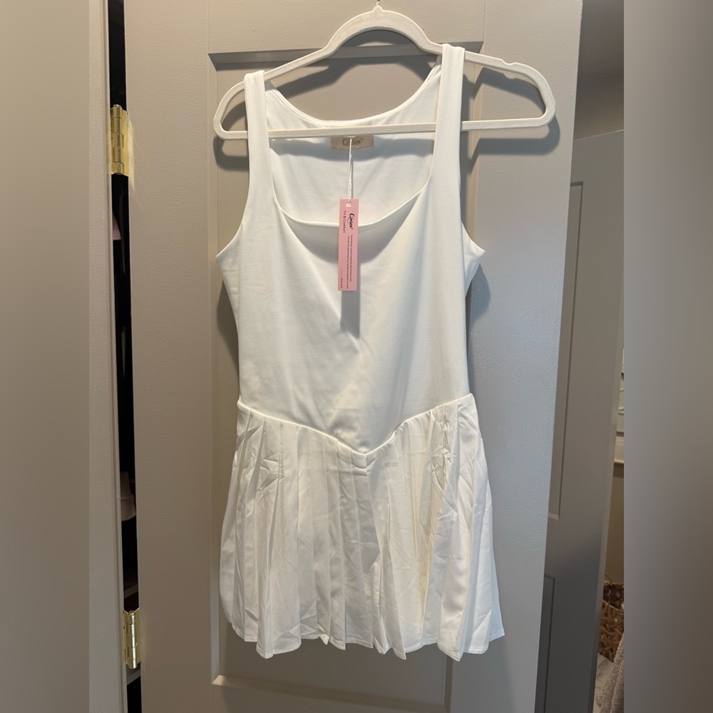White tennis dress NWT